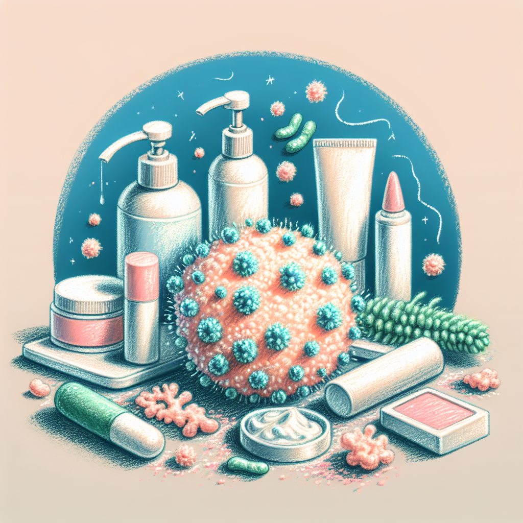 Pastelková ilustrace znázorňující téma: Zdraví pleti