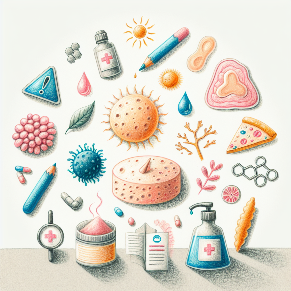 Pastelková ilustrace znázorňující téma: Zdraví