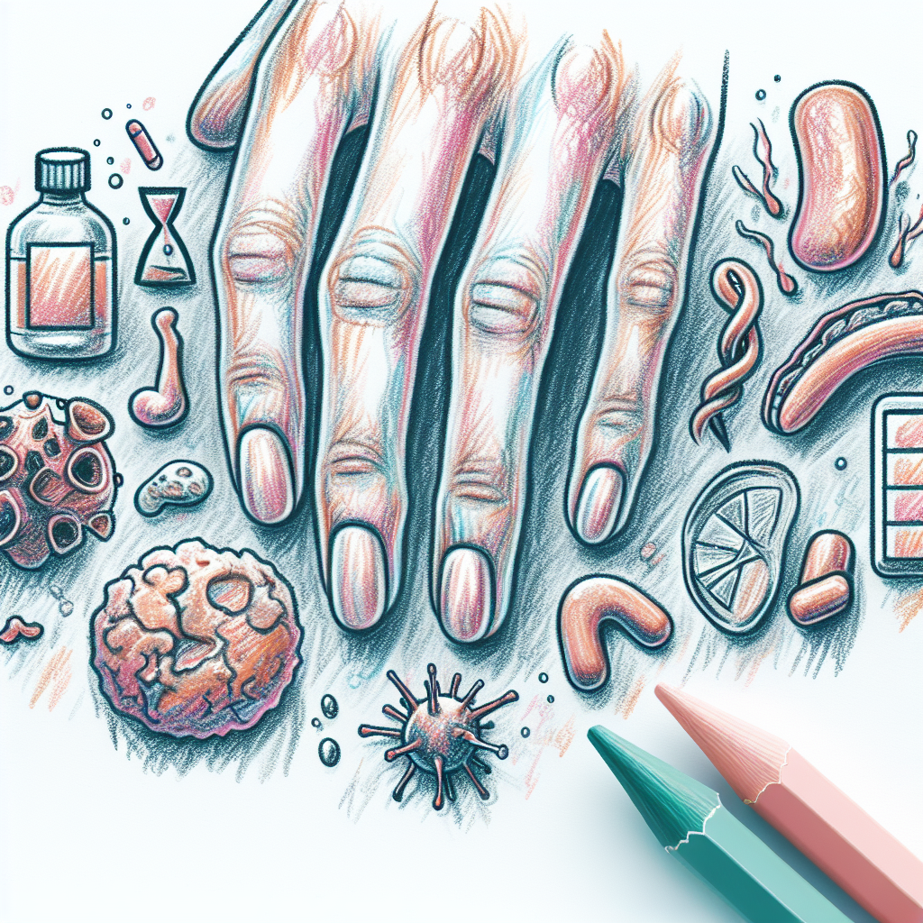 Pastelková ilustrace znázorňující téma: Zdraví