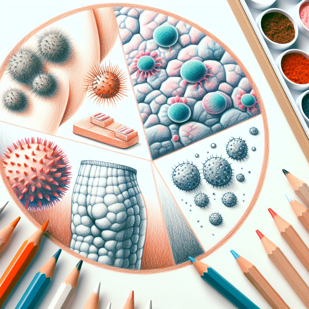 Pastelková ilustrace znázorňující téma: Zdraví