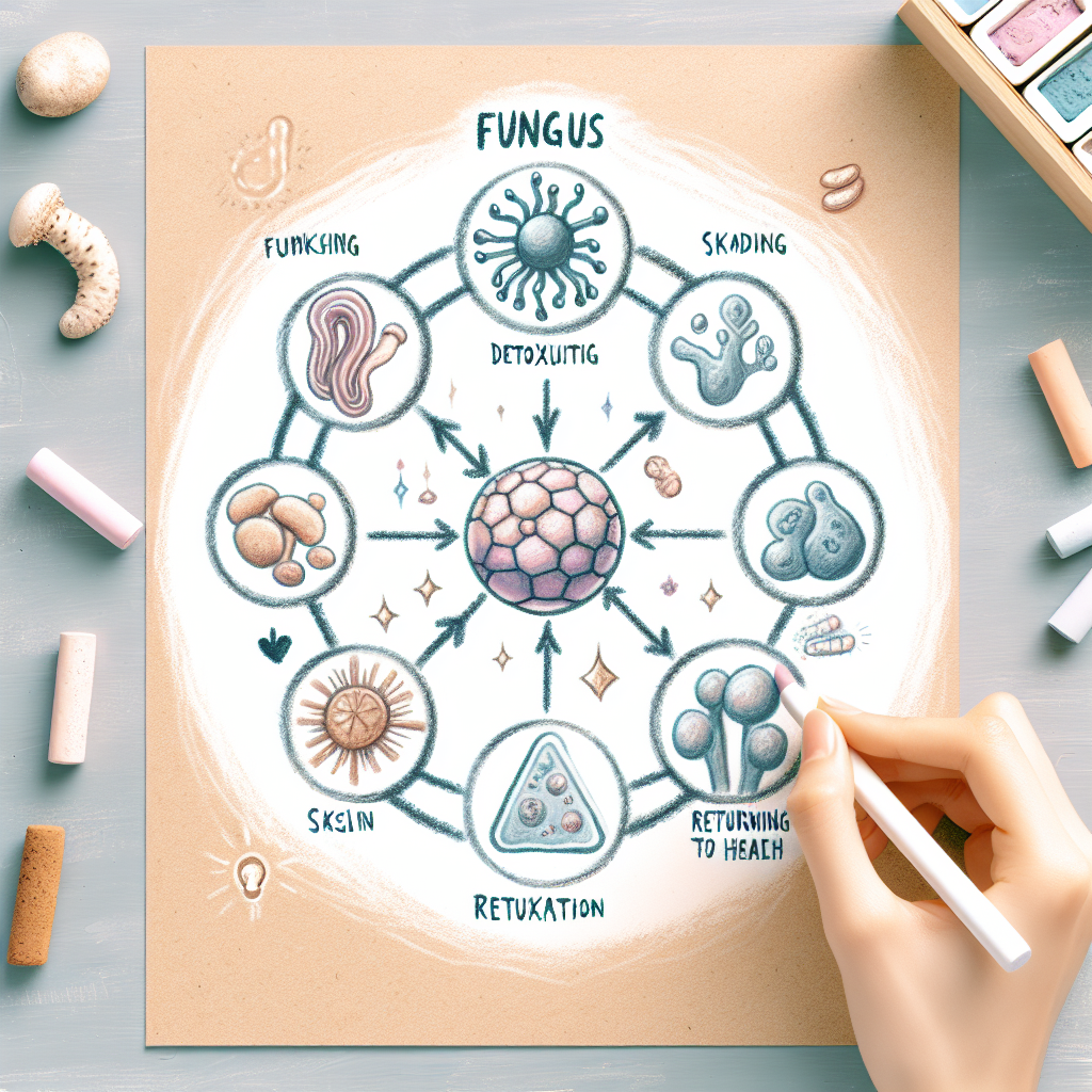 Pastelková ilustrace znázorňující téma: Zdraví