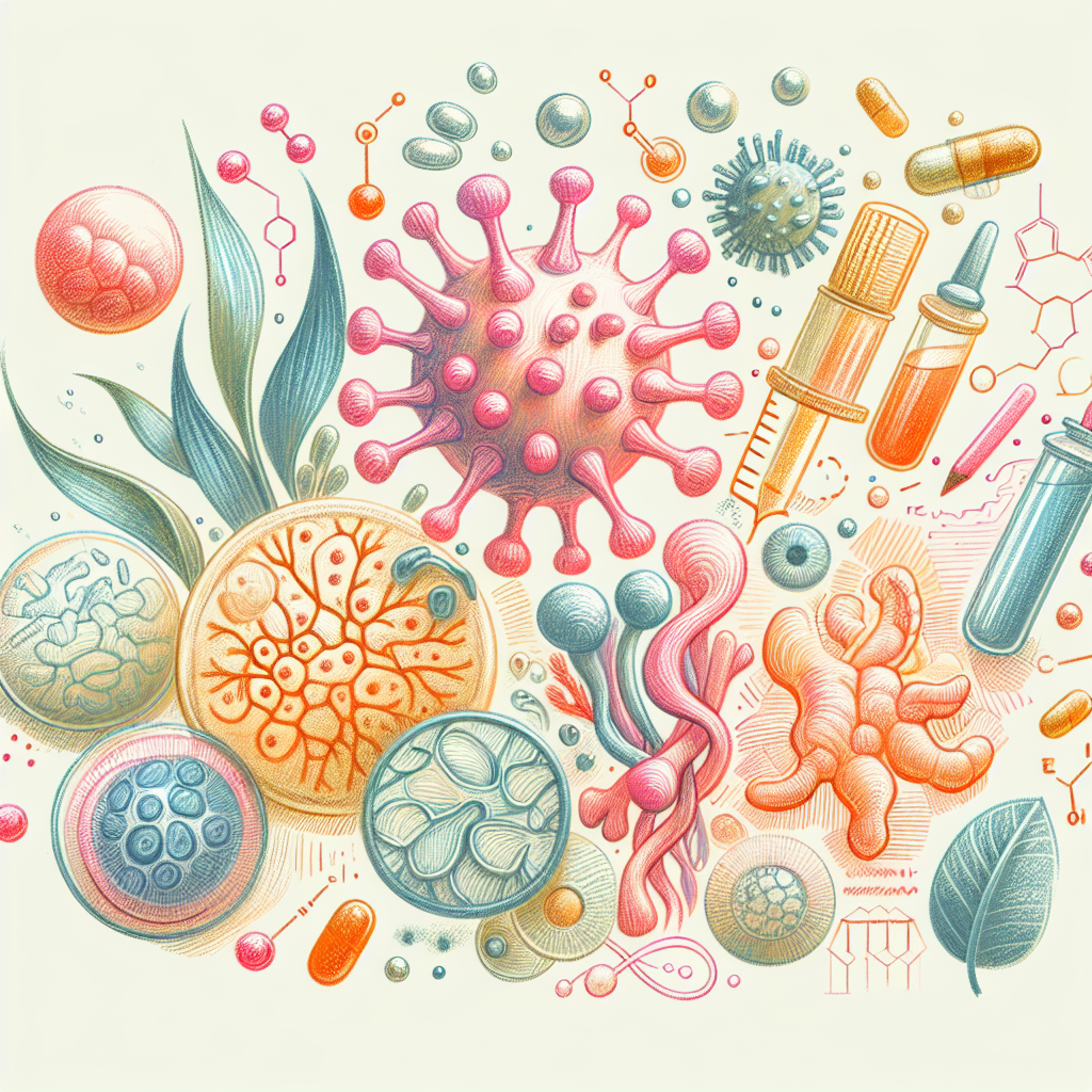 Pastelková ilustrace znázorňující téma: Zdraví