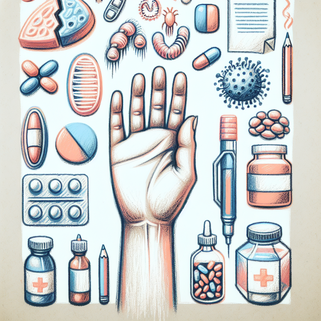 Pastelková ilustrace znázorňující téma: Zdraví