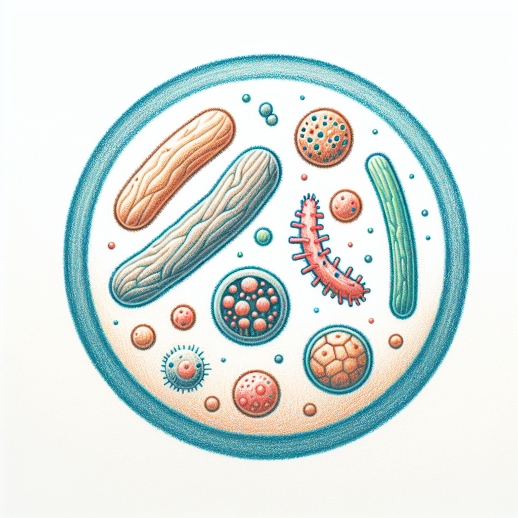 Pastelková ilustrace znázorňující téma: Zdraví
