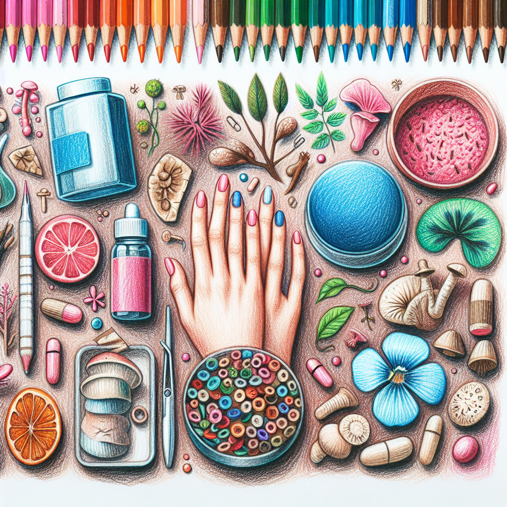 Pastelková ilustrace znázorňující téma: Zdraví