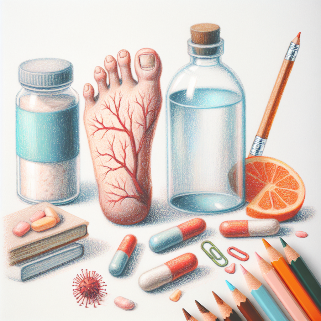 Pastelková ilustrace znázorňující téma: Zdraví