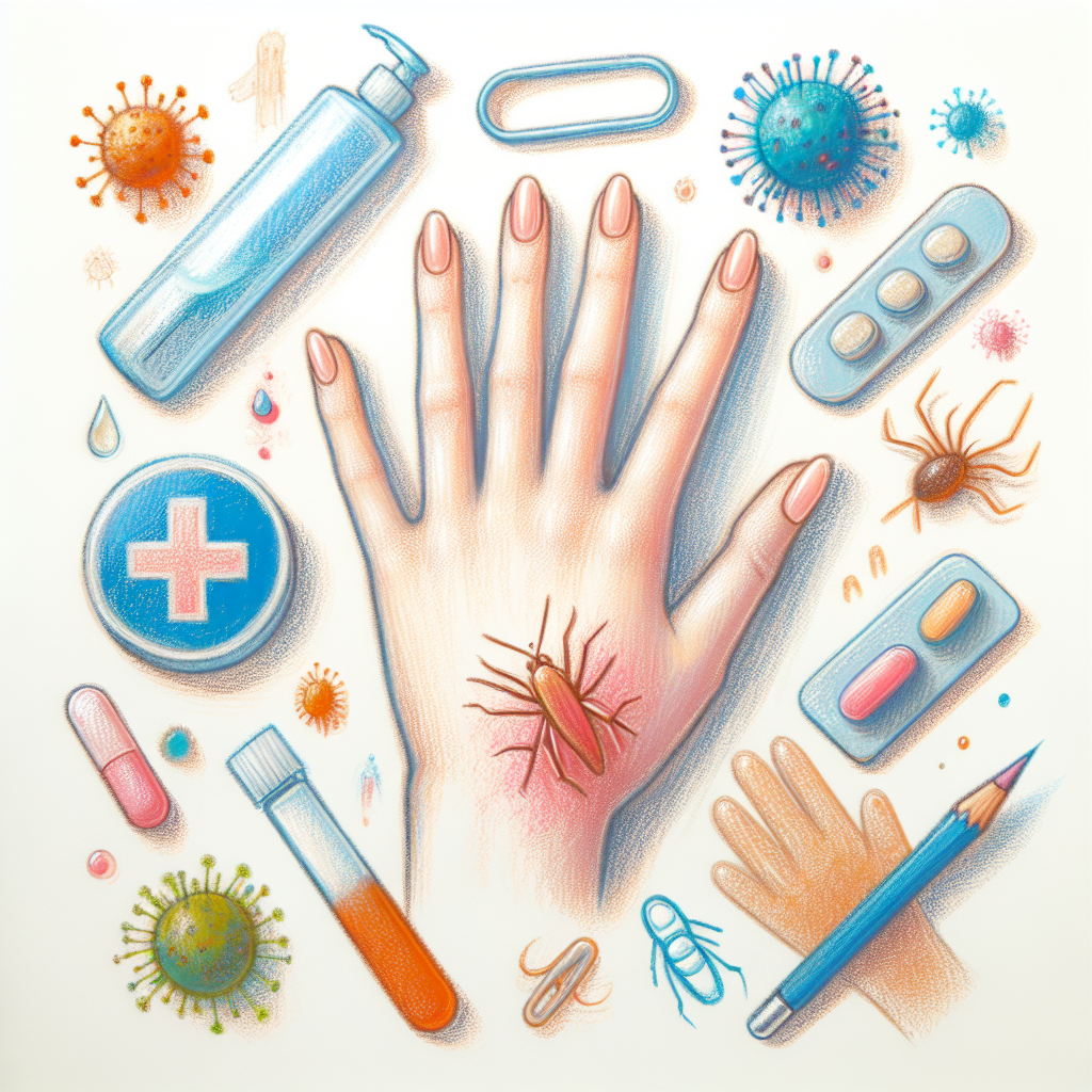 Pastelková ilustrace znázorňující téma: Zdraví