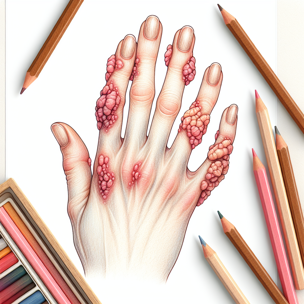 Pastelková ilustrace znázorňující téma: Zdraví