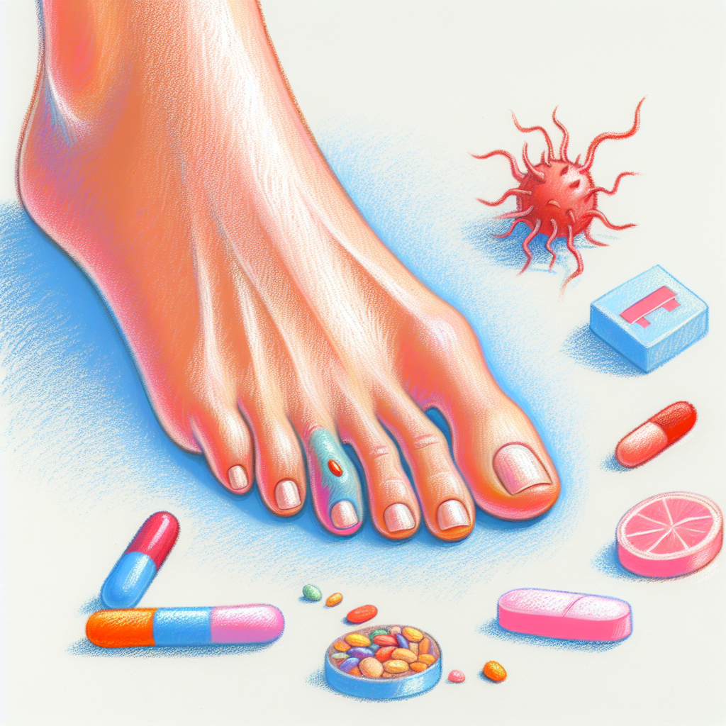 Pastelková ilustrace znázorňující téma: Zdraví