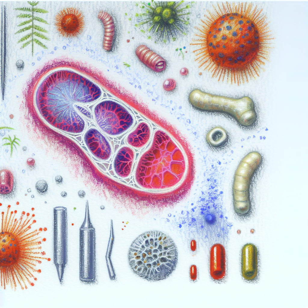 Pastelková ilustrace znázorňující téma: Zdraví