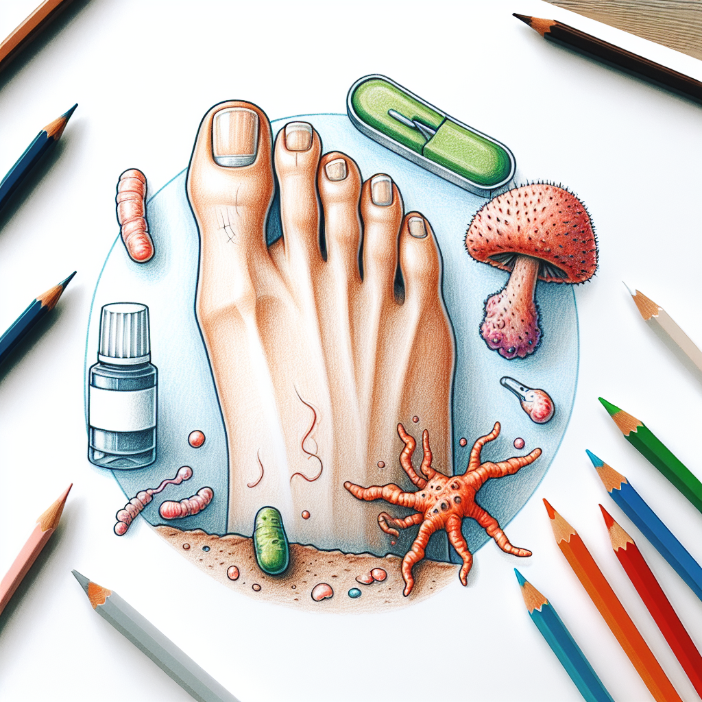 Pastelková ilustrace znázorňující téma: Zdraví