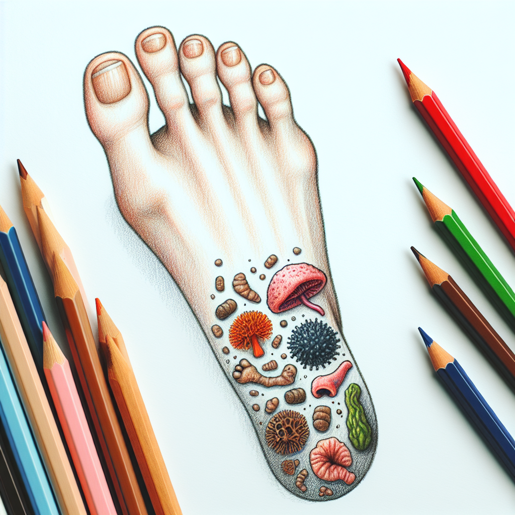 Pastelková ilustrace znázorňující téma: Zdraví