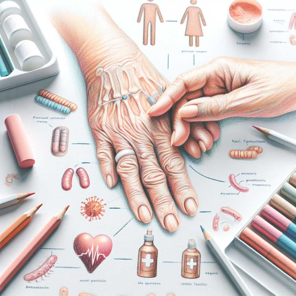 Pastelková ilustrace znázorňující téma: Zdraví