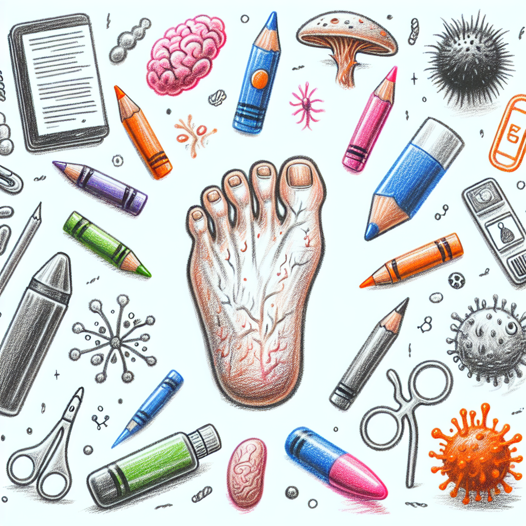 Pastelková ilustrace znázorňující téma: Zdraví