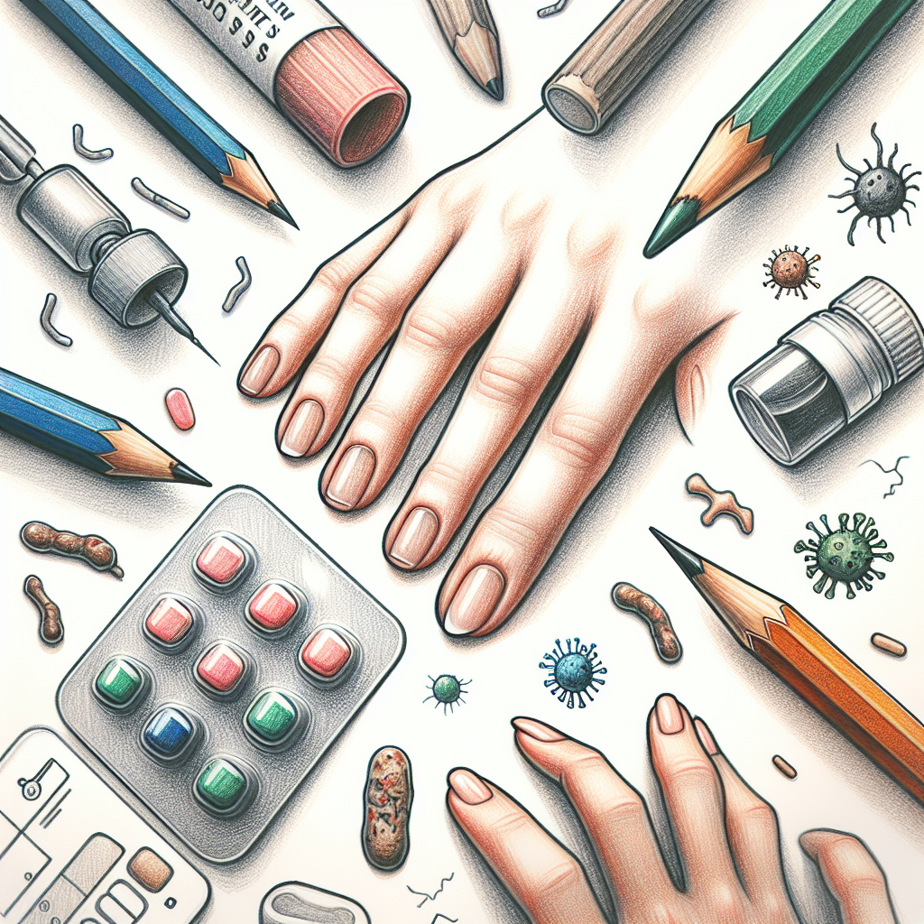 Pastelková ilustrace znázorňující téma: Zdraví