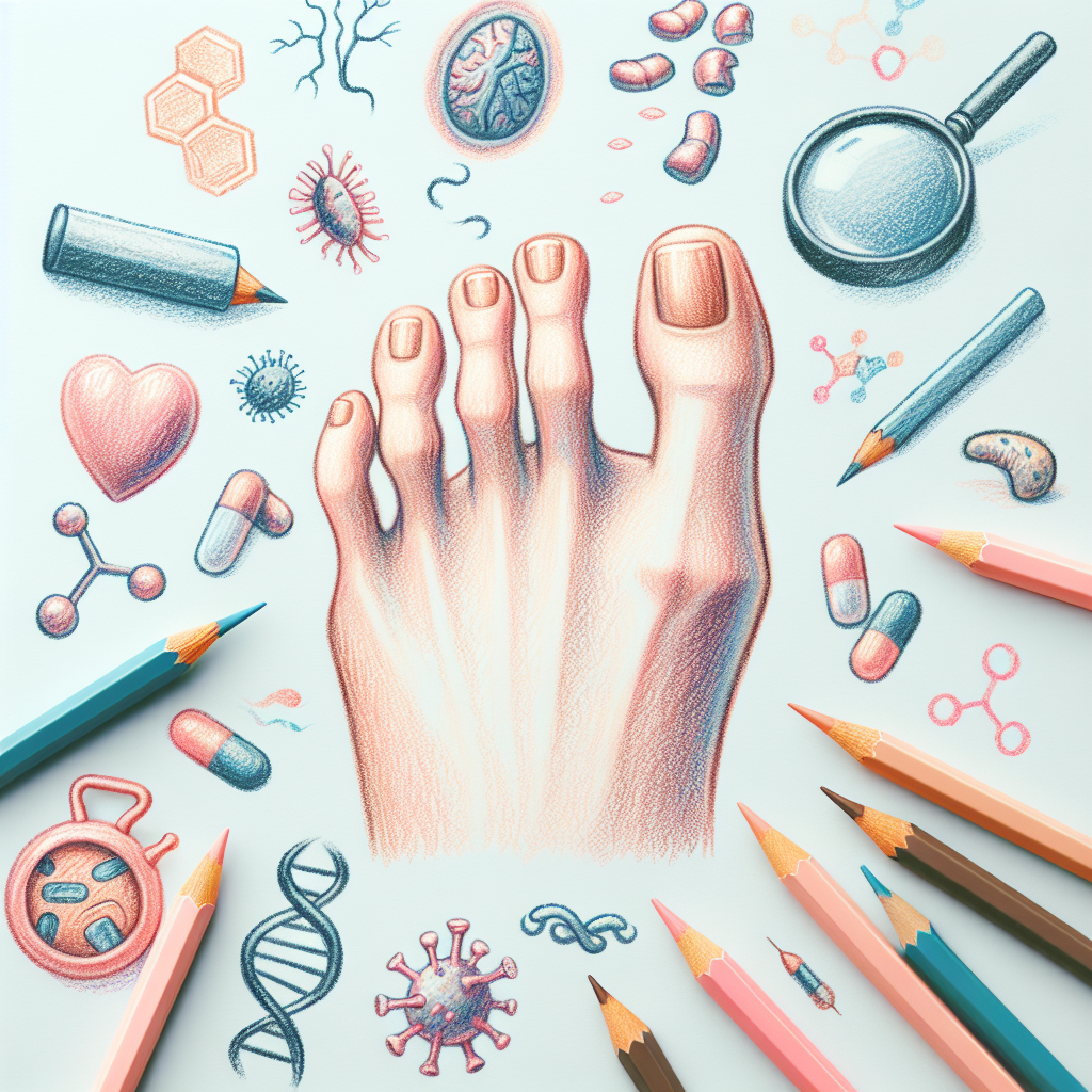 Pastelková ilustrace znázorňující téma: Zdraví