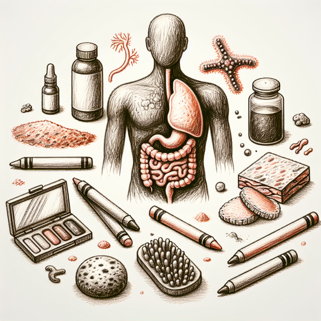 Pastelková ilustrace znázorňující téma: Zdraví