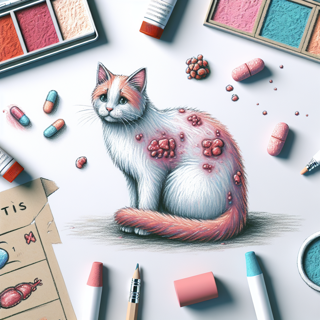 Pastelková ilustrace znázorňující téma: Zvířecí zdraví