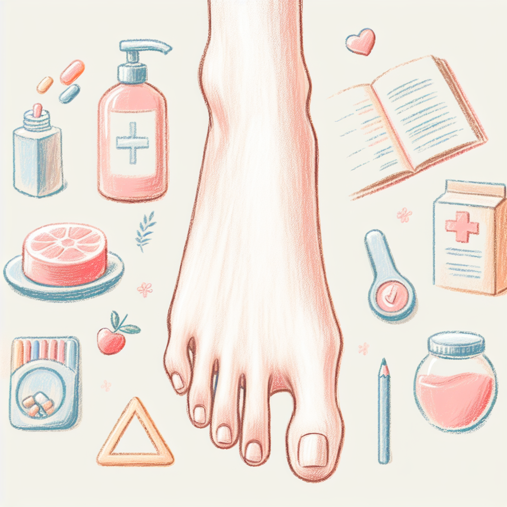 Pastelková ilustrace znázorňující téma: Zdraví