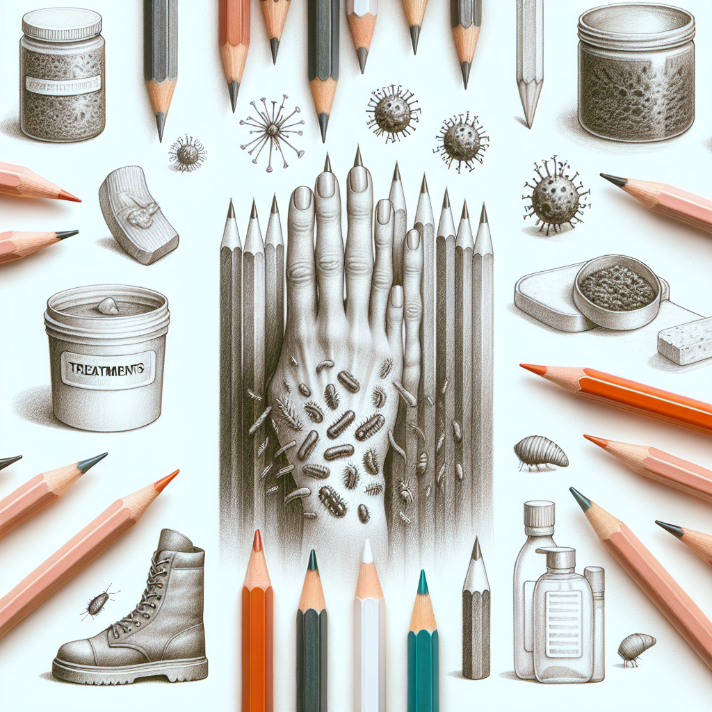 Pastelková ilustrace znázorňující téma: Zdraví nehtů