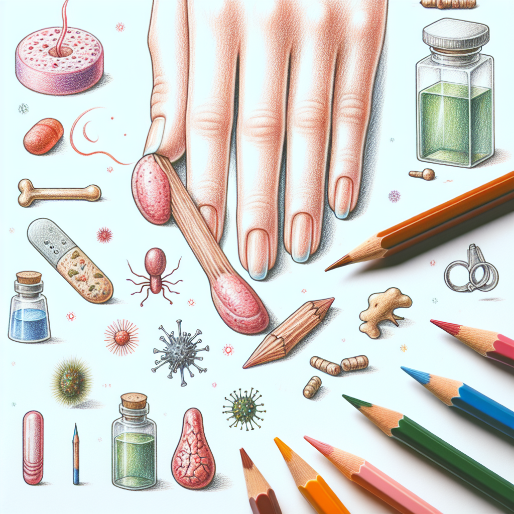 Pastelková ilustrace znázorňující téma: Zdraví