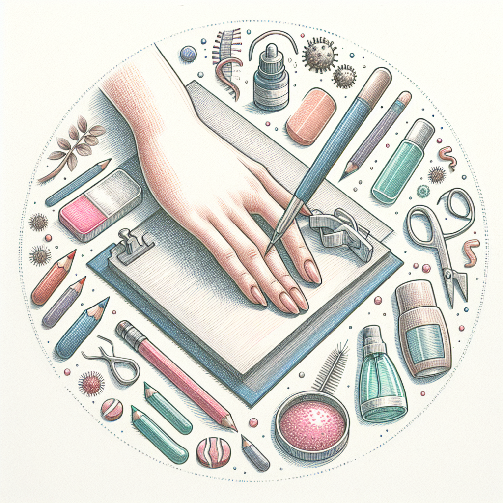 Pastelková ilustrace znázorňující téma: Zdraví