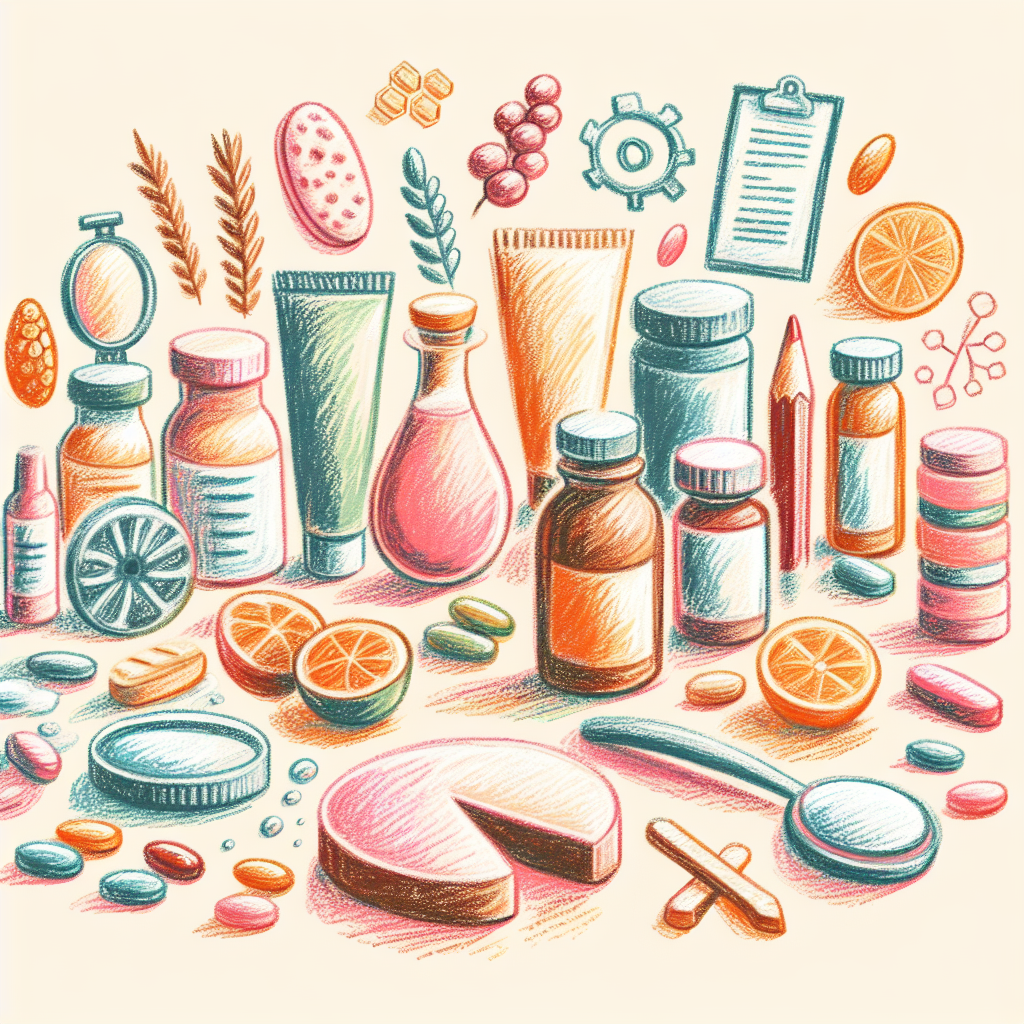 Pastelková ilustrace znázorňující téma: Zdraví