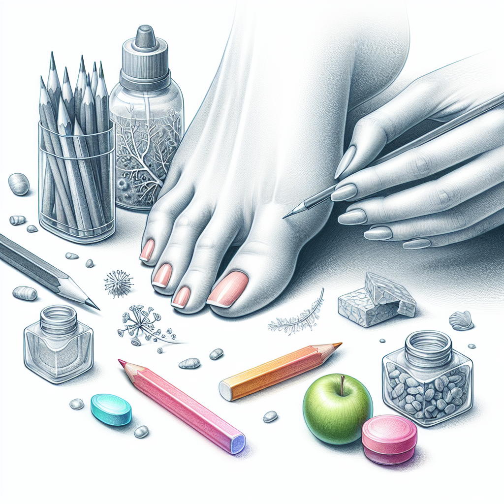 Pastelková ilustrace znázorňující téma: Zdraví
