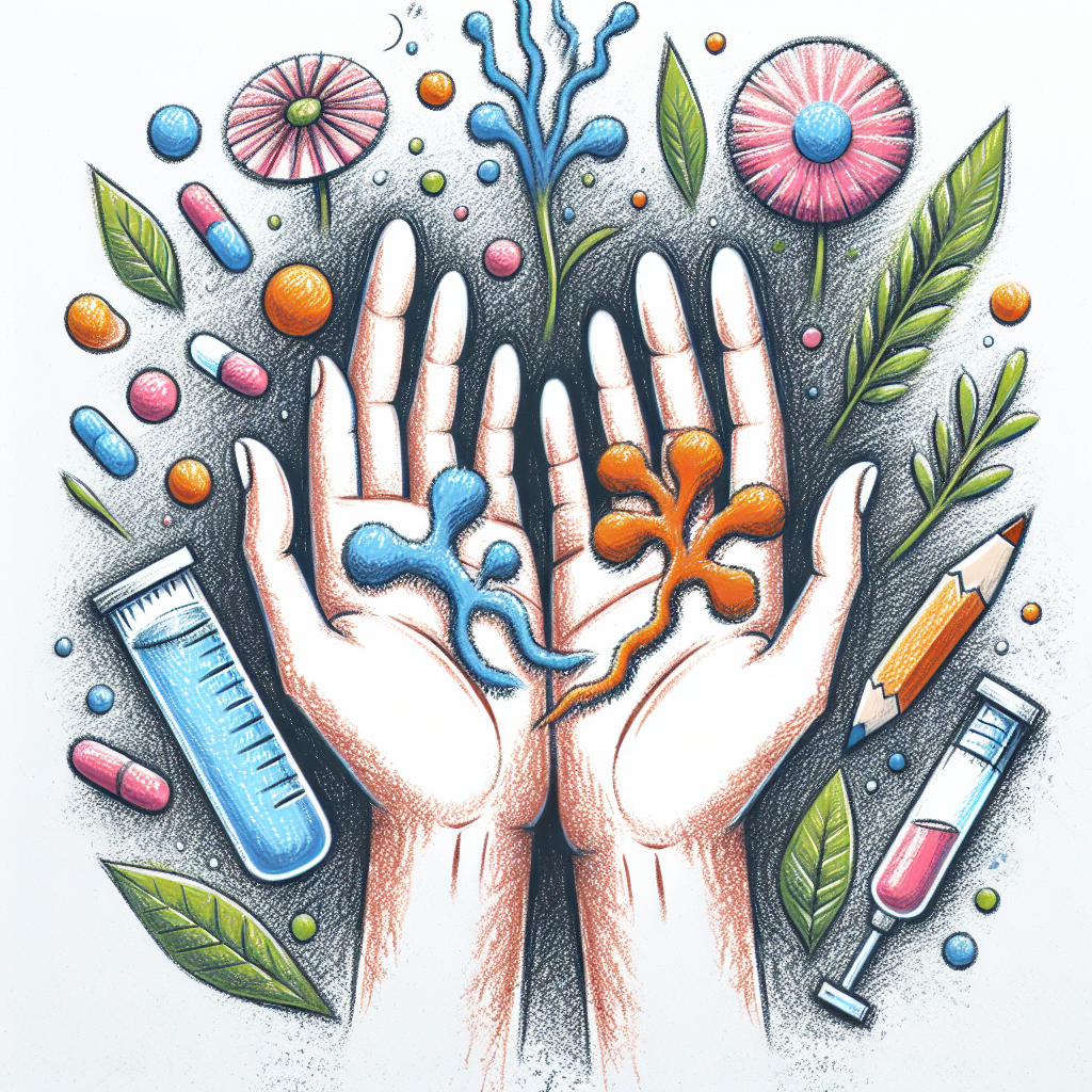 Pastelková ilustrace znázorňující téma: Zdraví