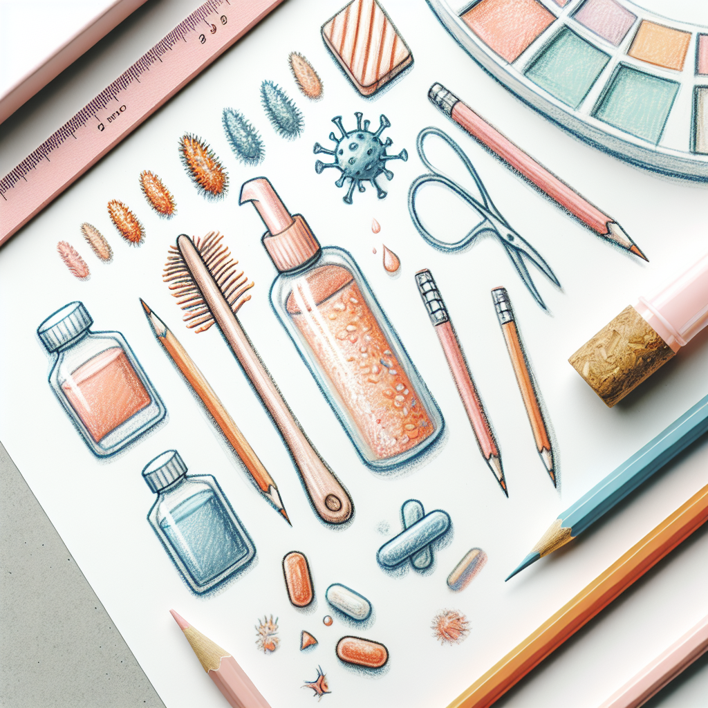 Pastelková ilustrace znázorňující téma: Zdraví