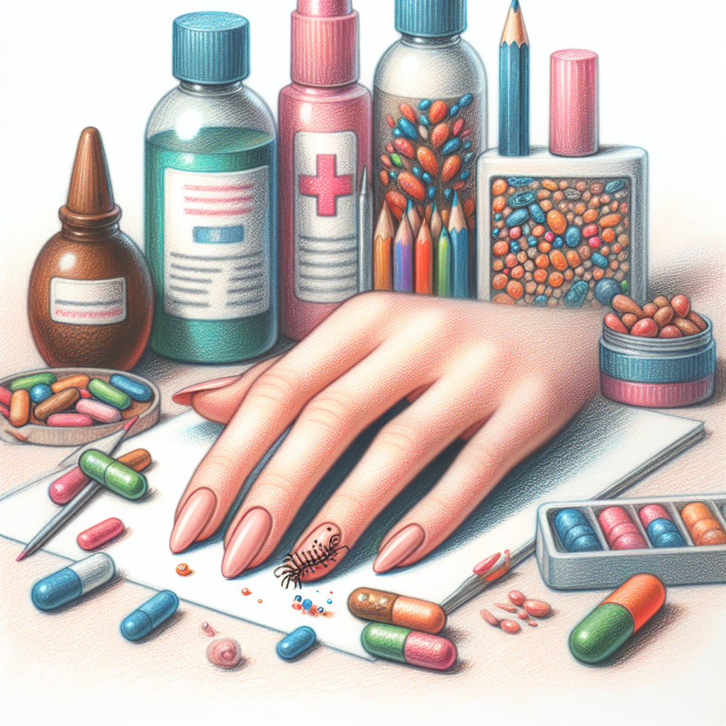 Pastelková ilustrace znázorňující téma: Zdraví