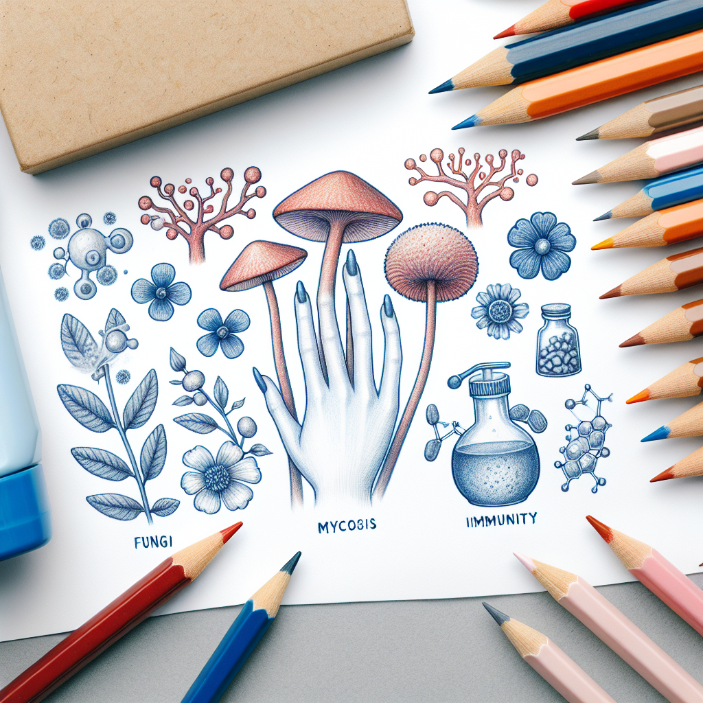 Pastelková ilustrace znázorňující téma: Zdraví