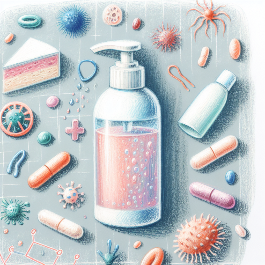 Pastelková ilustrace znázorňující téma: Péče o pleť