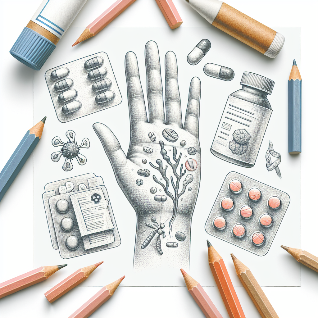 Pastelková ilustrace znázorňující téma: Plísňová onemocnění