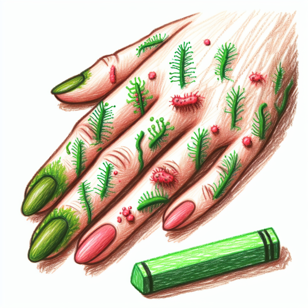 Pastelková ilustrace znázorňující téma: Zdraví